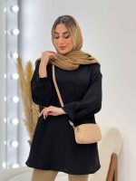 مانتو جلو بسته یقه دیپلمات کد 4587 - تصویر 19