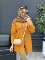 مانتو جیب نما بغل زیپ کد 4584 - تصویر 14
