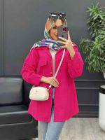 مانتو جیب نما بغل زیپ کد 4584 - تصویر 10
