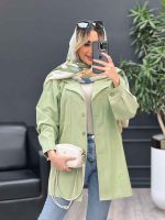 مانتو لینن رنگی تک جیب کد 4585 - تصویر 22
