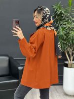 مانتو لینن رنگی تک جیب کد 4585 - تصویر 23