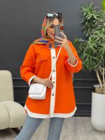 مانتو لینن ترکیبی کد 4586 - تصویر 5