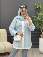 مانتو لینن ترکیبی کد 4586 - تصویر 4