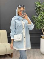 مانتو لینن ترکیبی کد 4586 - تصویر 13