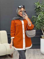 مانتو لینن ترکیبی کد 4586 - تصویر 3