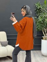 مانتو لینن ترکیبی کد 4586 - تصویر 12
