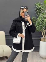 مانتو لینن ترکیبی کد 4586 - تصویر 8