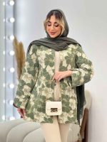 مانتو لمه دار طرح گل کد 4612 - تصویر 12