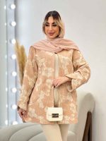 مانتو لمه دار طرح گل کد 4612 - تصویر 8