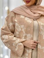 مانتو لمه دار طرح گل کد 4612 - تصویر 13