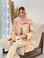 مانتو لمه دار طرح گل کد 4612 - تصویر 11