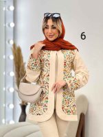مانتو کتی لینن خرجه کاری هندی کد 4613 - تصویر 17