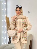 مانتو کتی لینن خرجه کاری هندی کد 4613 - تصویر 14