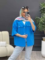 مانتو مازراتی جیب پیله کد 4499 - تصویر 3