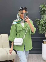 مانتو مازراتی جیب پیله کد 4499 - تصویر 18