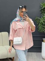 مانتو مازراتی جیب پیله کد 4499 - تصویر 8