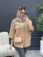 مانتو مازراتی جیب پیله کد 4499 - تصویر 6