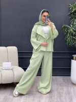 ست کت و شلوار یقه انگلیسی تک دکمه کد 4591 - تصویر 7