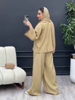 ست کت و شلوار یقه انگلیسی تک دکمه کد 4591 - تصویر 9