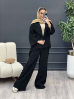 ست کت و شلوار یقه انگلیسی تک دکمه کد 4591 - تصویر 8
