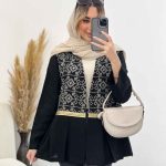 مانتو لینن جلو پیله کد 4626