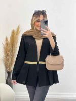 مانتو لینن جلو پیله کد 4626 - تصویر 12