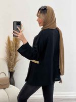 مانتو لینن جلو پیله کد 4626 - تصویر 13