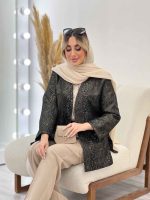 مانتو ژاکارد لمه کد 4627 - تصویر 10
