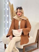 مانتو هلالی بغل چاک کد 4607 - تصویر 11