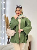 مانتو هلالی بغل چاک کد 4607 - تصویر 14