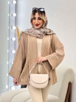مانتو هلالی بغل چاک کد 4607 - تصویر 6
