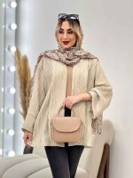 مانتو هلالی بغل چاک کد 4607 - تصویر 8
