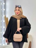 مانتو هلالی بغل چاک کد 4607 - تصویر 3