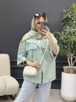 مانتو مازراتی جیب پیله کد 4499 - تصویر 30