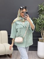 مانتو مازراتی جیب پیله کد 4499 - تصویر 29