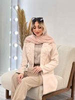 مانتو مازراتی یقه انگلیسی طرح دار کد 4444 - تصویر 14