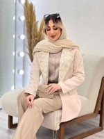 مانتو مازراتی یقه انگلیسی طرح دار کد 4444 - تصویر 12
