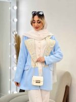 مانتو مازراتی یقه انگلیسی طرح دار کد 4444 - تصویر 2