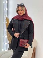 مانتو مازراتی یقه انگلیسی طرح دار کد 4444 - تصویر 13