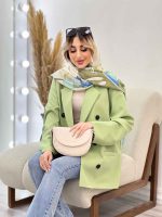 مانتو مازراتی شش دکمه جیب نما کد 4621 - تصویر 17