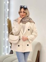 مانتو مازراتی شش دکمه جیب نما کد 4621 - تصویر 11