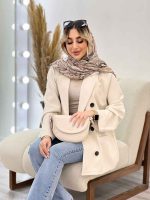 مانتو مازراتی شش دکمه جیب نما کد 4621 - تصویر 18