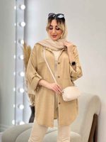 مانتو شومیزی دو جیب کد 4589 - تصویر 16