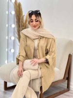 مانتو شومیزی دو جیب کد 4589 - تصویر 18