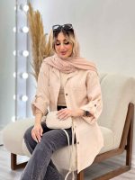 مانتو شومیزی دو جیب کد 4589 - تصویر 11