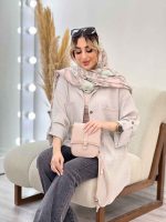 مانتو شومیزی دو جیب کد 4589 - تصویر 7