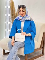 مانتو مازراتی یقه بلیزری کد 4588 - تصویر 15