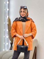 مانتو مازراتی یقه بلیزری کد 4588 - تصویر 5