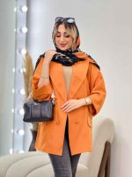 مانتو مازراتی یقه بلیزری کد 4588 - تصویر 9