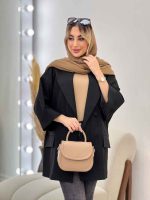 مانتو مازراتی یقه بلیزری کد 4588 - تصویر 7